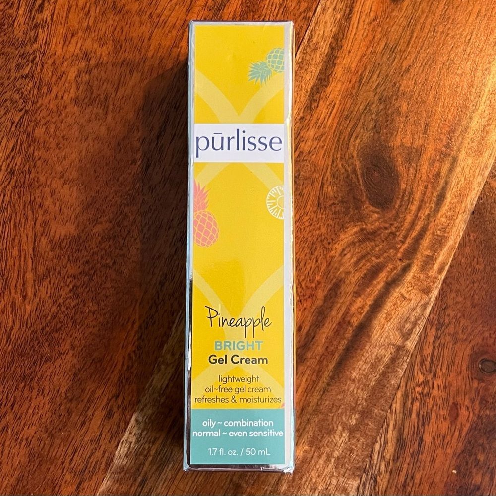Purlisse Pineapple Bright Gel Cream lightweight oil-free NEW/SEALED